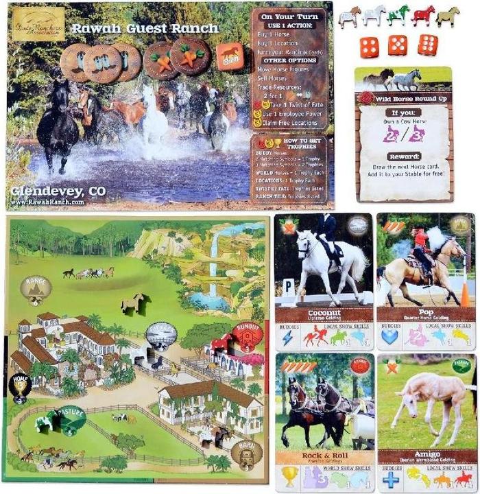 Produktbild Spielefaible SPF32068 - Fantasy Ranch: Ein Reiterhof-Spiel - Brettspiel, 2-4 Spieler, 12 Jahren (DE-Ausgabe) (Deutsch)