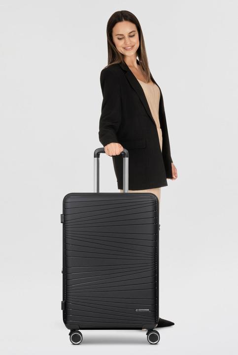 Immagine prodotto Franky Dallas 3.0 Carrello a 4 ruote M 65 cm con piega elastica (74 l, M (50 - 90l))