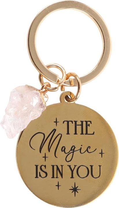 Image du produit Something Different La magie est en vous Porte-clés en quartz rose