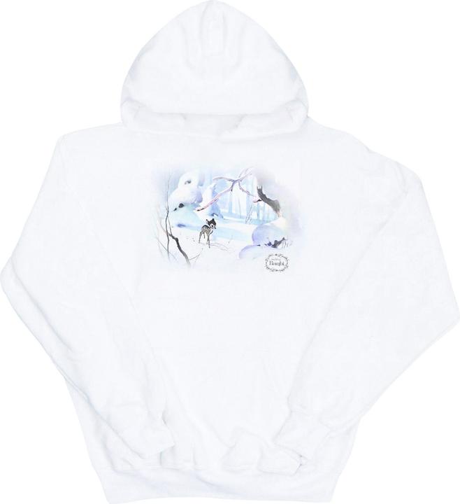 Actual product image Disney Mens Bambi Snow Hoodie (L)
