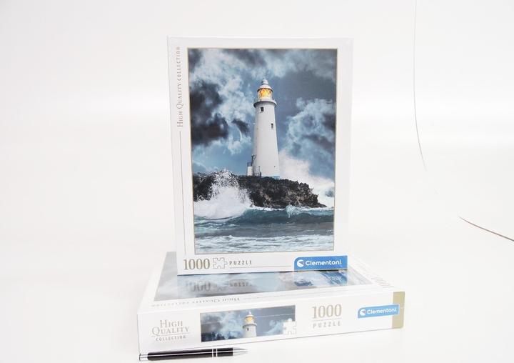 Actual product image Clementoni Puzzle Lighthouse in the Storm 1000 pièces (1000 pieces)