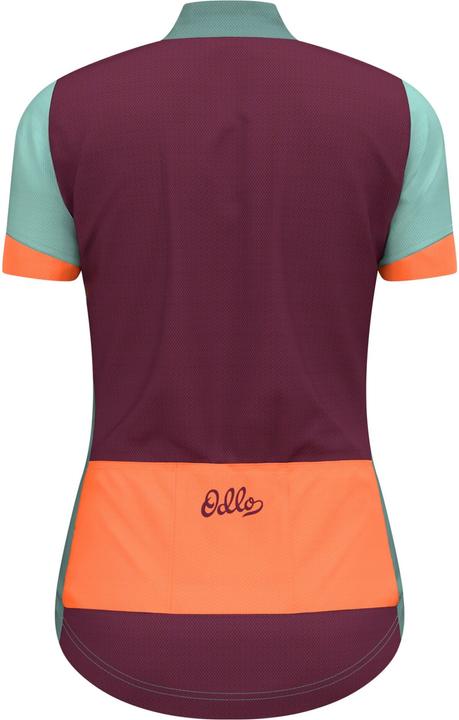 Produktbild Odlo T-shirt s/u collar s/s full zip ESSENTIAL PRINT (XL)