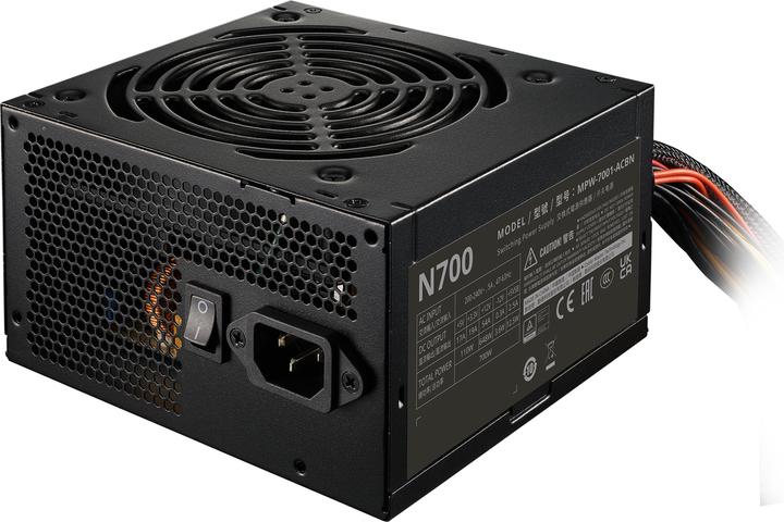 Actual product image Cooler Master ALIMENTATORE 700W ELITE NEX N700 240V PFC ATTIVO 1-FAN 120MM (700 W)