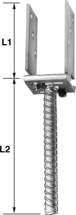 Produktbild Simpson Sst Pfostenträger verstellbar (1 Stk.)