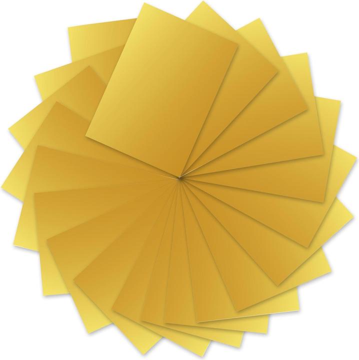 Produktbild Ursus Tonzeichenpapier A4, 130 g/m², 100 Blatt, Gold Matt (130 g/m², 100 x)