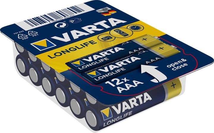 Actual product image Varta Longlife (12 pcs., AAA, 1200 mAh)