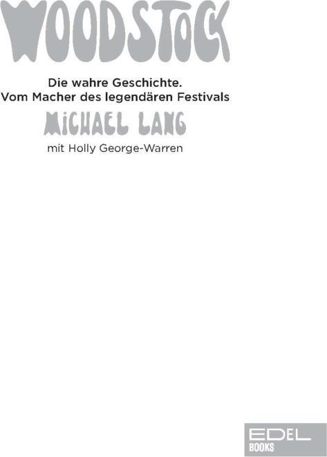 Image du produit Woodstock (Allemand, Michael Lang, 2019)