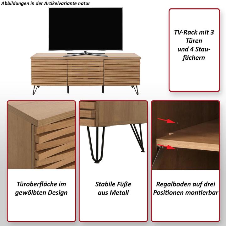 Actual product image MCW M49 TV rack