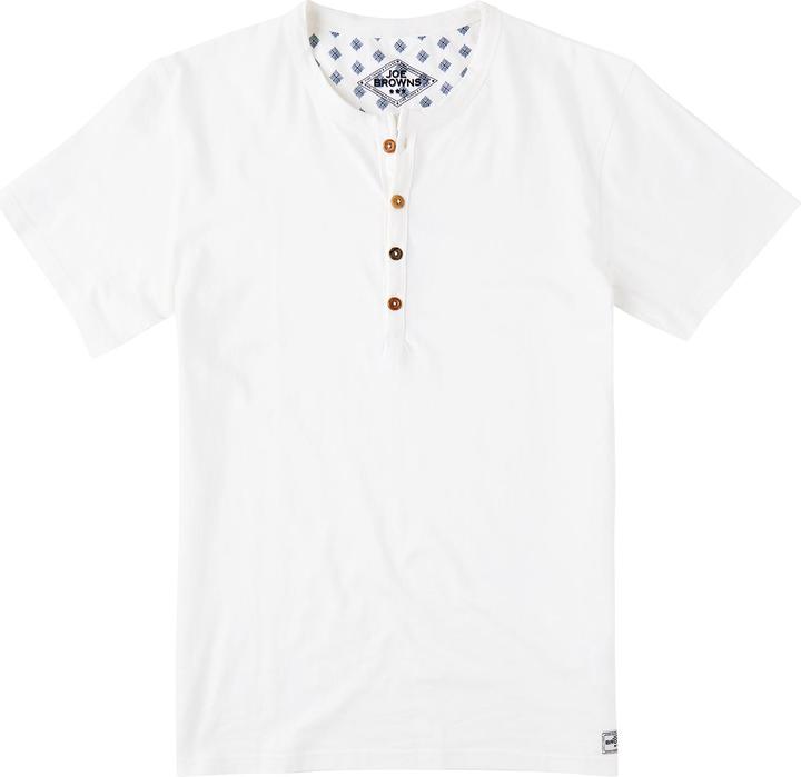 Actual product image Joe Browns Wooden Button Detail Henley (M)