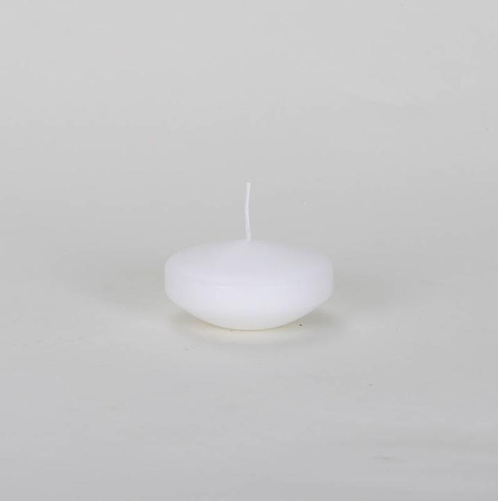 Produktbild Wenzel Schwimmkerze weiss 8cm (8)