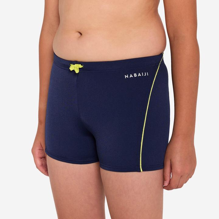 Produktbild Nabaiji Badehose Boxer Jungen - 100 Plus dunkelblau (10, 11, 12)