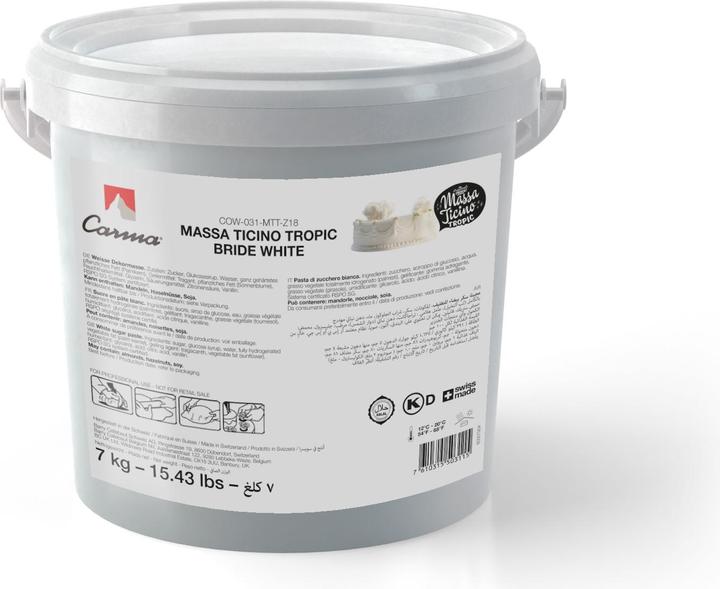 Image du produit Carma Fondant roulé Massa Ticino Tropic Blanc