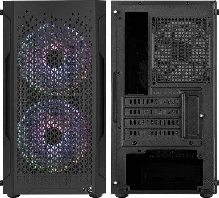 Productafbeelding AeroCool Go Mini Trinity v3 Zwart MicroATX/MiniITX - Midi/Minitower - Micro/Min (mATX)