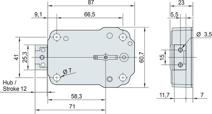 Immagine prodotto Wittkopp 4310-0023 Optima 2648 Serratura a chiave della cassaforte