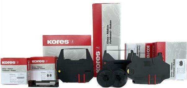 Actual product image Kores Colour ribbon for NEC Pinwriter P2200, nylon, black group 676 (Black)