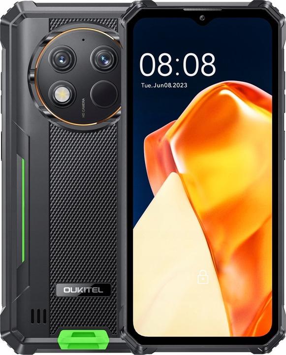 Produktbild Oukitel Smartphone G1 6.52 6/256 10600 mAh DS. Grün (256 GB, Grün, 6.52", 48 Mpx, 4G)