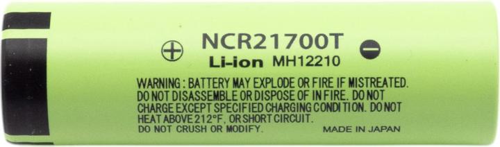 Actual product image Purecrea Li-Ion Akku 3.7V 4800mAh NCR21700T mit Flachpol (1 pcs., 21700, 4800 mAh)