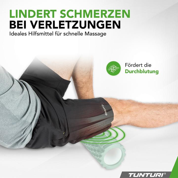 Image du produit Tunturi Yoga Massageroller 33 cm Mintgrün