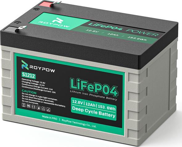 Produktbild RoyPow Lithium-Batterie LifePO4 (12 V, 12 Ah)