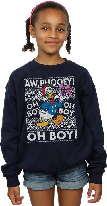 Immagine prodotto Disney Donald Duck Christmas Fair Isle Felpa Ragazze (152, 158)