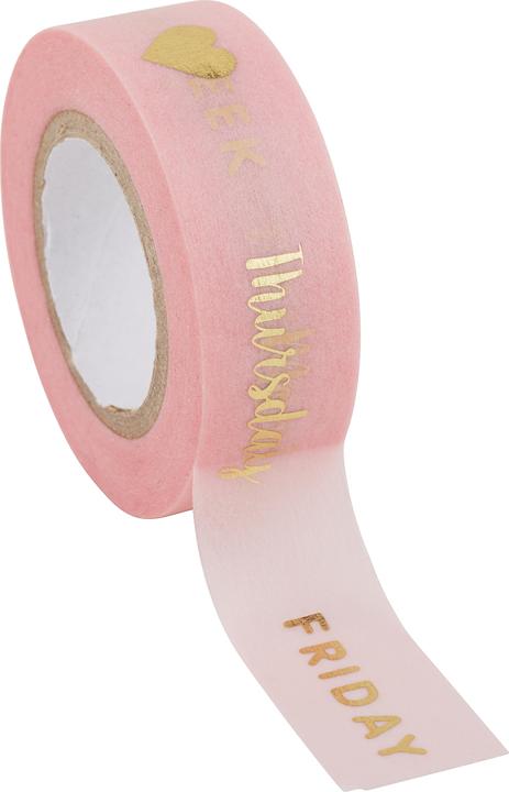 Produktbild Rico Design Washi Tape "Wochentage" (15 mm)