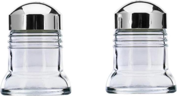 Actual product image Westmark Set of 2 salt and pepper shakers "Paris-Chrome (Salt, Pepper)