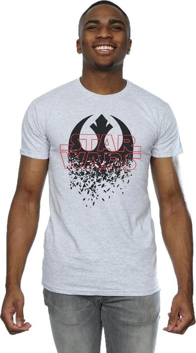 Immagine prodotto Star Wars The Last Jedi Shattered Emblem Maglietta Uomo (XXL)