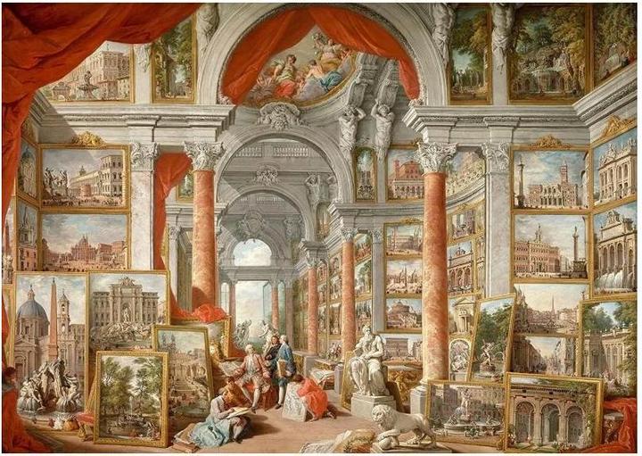 Produktbild Enjoy Puzzle ENJOY-1119 - Paolo Panini: Ansichten des modernen Rom, Puzzle, 1000 Teile (1000 Teile)
