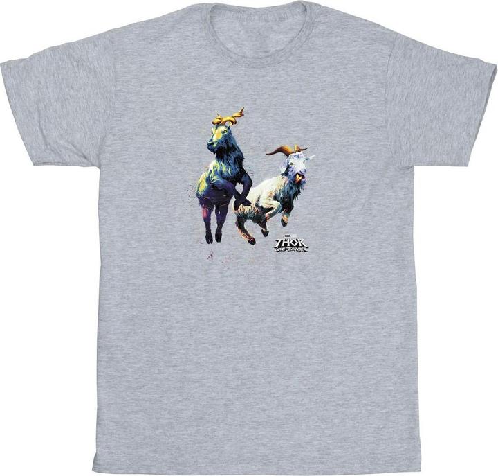 Image du produit - T-shirt THOR LOVE AND THUNDER TOOTHGNASHER FLAMES - Homme (S)
