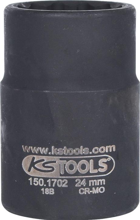 KS Tools 3/4 Antriebswellen-Kraft-Stecknuss.24mm.12-kant (34 mm)