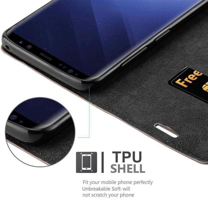 Actual product image Cadorabo Book Invisible Magnet Cover (Samsung Galaxy S9+)