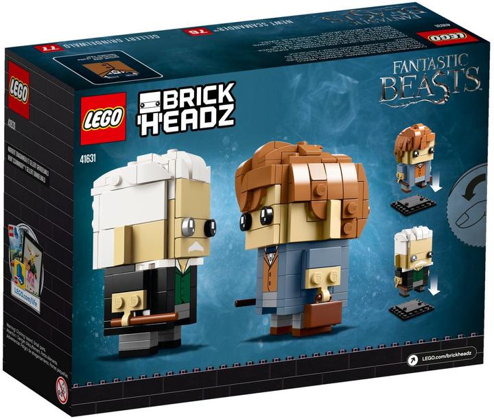 Produktbild LEGO Brickheadz Newt Scamander & Gellert Grindelwald 41631 (41631, LEGO Brickheadz)