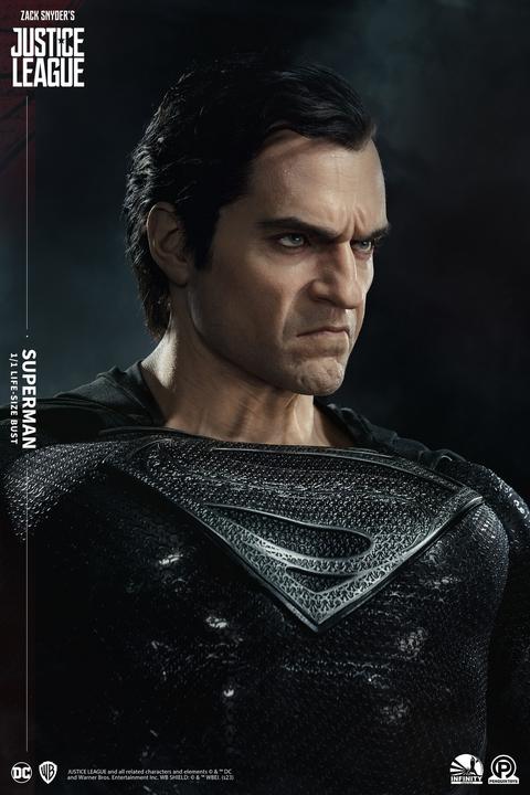 Produktbild Infinity Studios Snyder's Justice League "Superman - Black Version" 1/1 Lifesize Büste