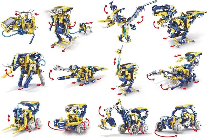 Actual product image Velleman Robot 12-in-1 kit solar and hydraulics