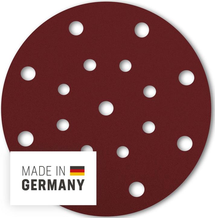 Immagine prodotto Stier Mole abrasive per legno D150 / P60 / 25 pz. / 32 fori (P60)