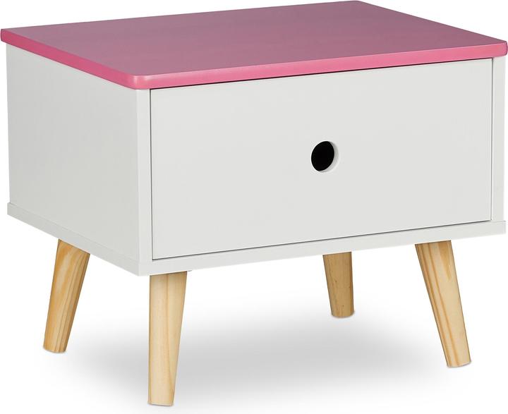 Actual product image Relaxdays bedside table (38 x 30 x 31 cm)