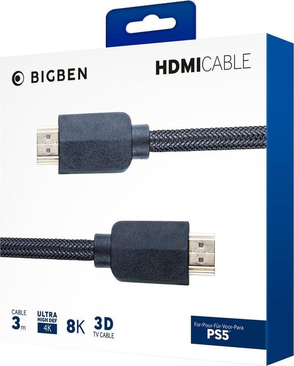 Productafbeelding Bigben HDMI kabel 2.1 (3 m, HDMI)