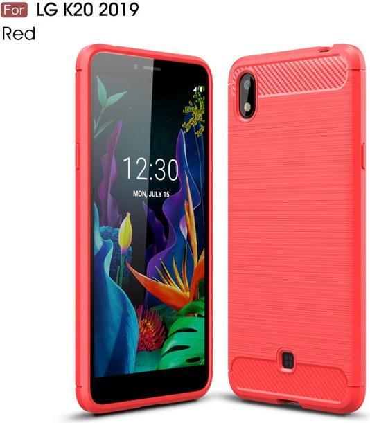 Productafbeelding MU Style Koolstofvezel TPU Softcase-serie (LG K20)