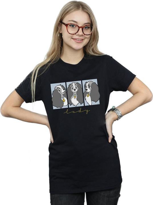 Immagine prodotto Disney Lady And The Tramp Lady Frames Maglietta Ampia Donna (L)