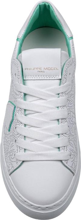 Immagine prodotto Philippe Model temple perforated leather sneakers color white and green (42)