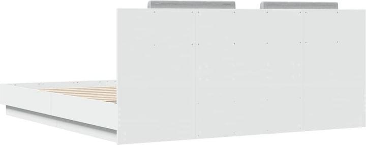 Image du produit VidaXL Cadre de lit avec tête de lit et lampes LED (160 x 200 cm)
