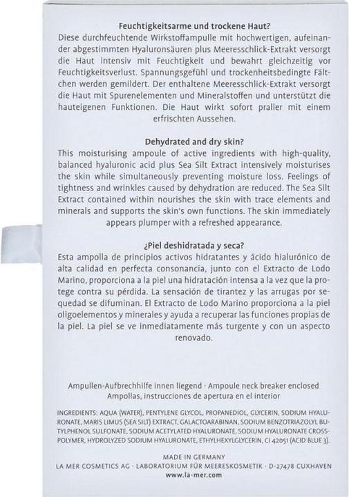 Image du produit La Mer Ampulle Hyaluron+ ohne Parfum (2 ml)