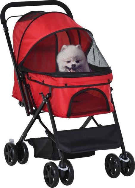 Image du produit Swisshandel24 Poussette pour chien poussette pour chien poussette pour petits chiens et chats poussette pour (Chat, Chien, Pliable)