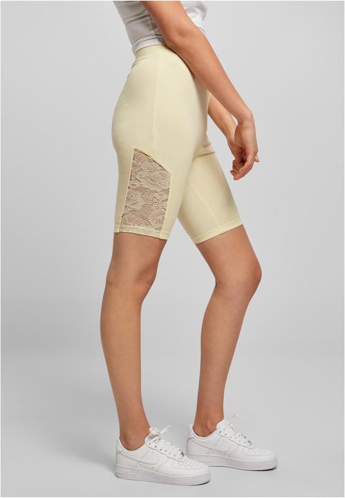 Actual product image Urban Classics Ladies High Waist Lace Inset Cycle Shorts - 16956 (XL)
