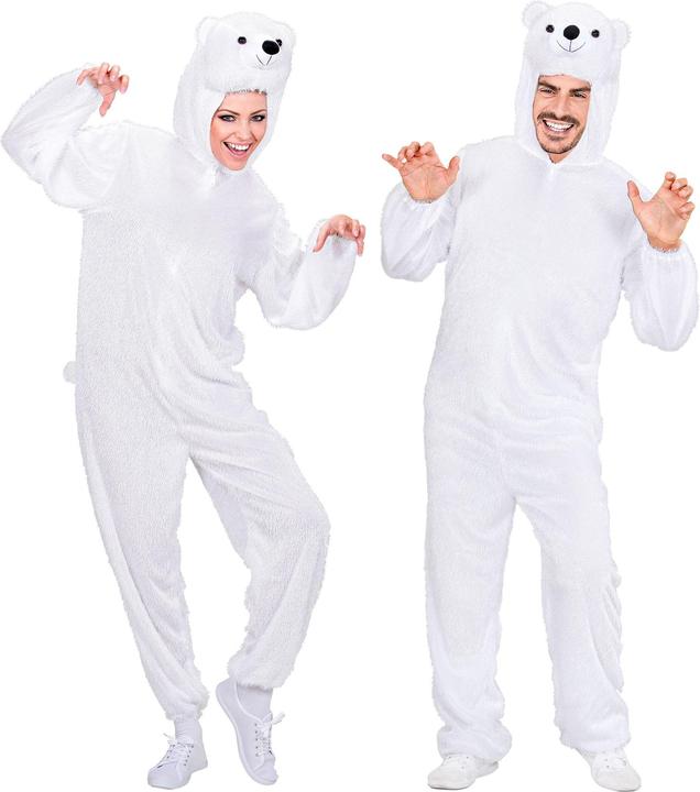 Actual product image Widmann Costume plush polar bear hoods (M, L)