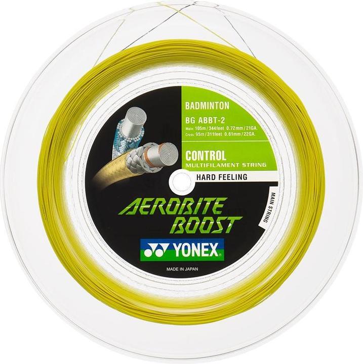 Yonex BG Aerobite BOOST / Rolle à 200m, 0,72mm and 0.61mm