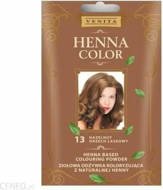 Actual product image Venita - Henna Colour Herbal Coloring Conditioner From Natural Henna 13 Hazelnut 25G