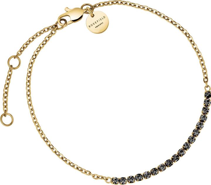 Immagine prodotto Rosefield Bracciale Tennis Grafite Bracciale Oro (19.50 cm, Acciaio inossidabile)