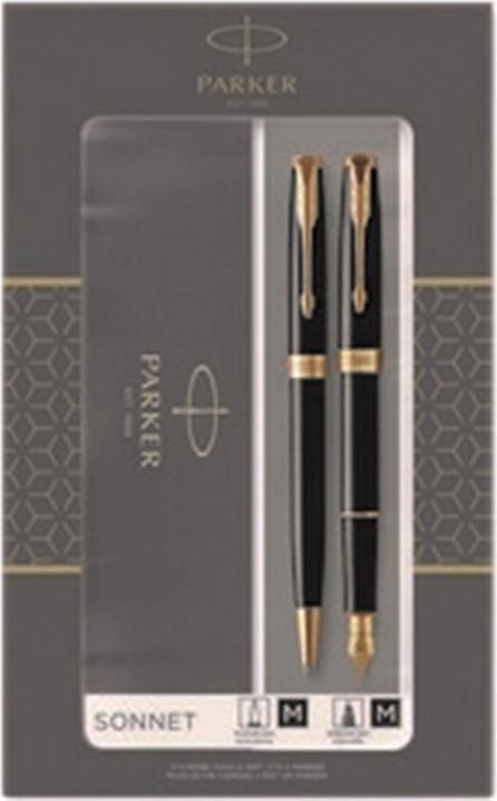 Parker Sonnet DuoSet (Schwarz, Gold, 2 x)