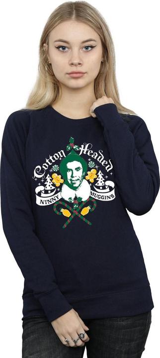 Actual product image Elf Womens/Ladies Headed Ninny Muggins Sweatshirt (L)